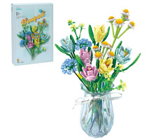 3D конструктор Bouquet Букет тюльпанів на 837 деталей (655008)