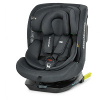 Автокрісло El Camino i-JOY ME 1205, i-SIZE R129, 360°, для дітей 40–150 см, ISOFIX + Top Tether, сіре