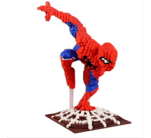 Блочний конструктор SPIDER MAN 8610 — 2280 деталей, пластикові блоки, модель 46 см