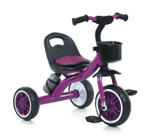 Велосипед триколісний TURBO TRIKE MT 3197-1, передній кошик, пляшечка, накладка на сидіння, фіолетовий