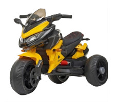 Дитячий мотоцикл на акумуляторі M 4274ELR-6 12V, 2 мотори, EVA-колеса, MP3, USB, світло, жовтий