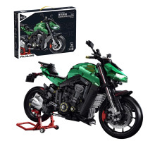 Дитячий конструктор Швидкісний мотоцикл Kawasaki Z1000 зі світловими ефектами на 2089 деталей (672107)