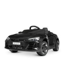 Дитячий електромобіль M 4938EBLR-2 в стилі Audi E-Tron, 2 мотори, шкіряне сидіння, Чорний