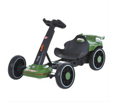 Електрокарт дитячий Bambi Kart M 6145(A)EBR-10 — 2 мотори 35W, пульт 2.4G, Bluetooth, EVA колеса, музика та світло, темно-зелений