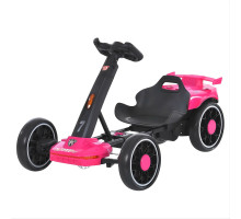 Електрокарт дитячий Bambi Kart M 6145(A)EBR-8 — 2 мотори 35W, пульт 2.4G, Bluetooth, EVA колеса, музика та світло, рожевий