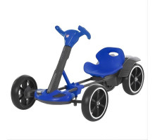 Дитячий електрокарт Bambi Kart M 6072EBR-4 синій — з пультом керування, Bluetooth, музикою та світлом, EVA колеса, 35W