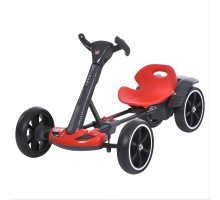 Дитячий електрокарт Bambi Kart M 6072EBR-3 червоний — з пультом керування, Bluetooth, музикою та світлом, EVA колеса, 35W