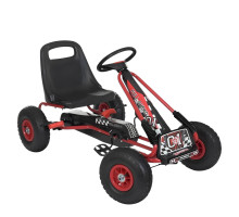 Bambi Kart M 0645(2)-3 – педальний картинг для дітей, ручне гальмо, надувні колеса, ланцюговий привід, регульоване сидіння, червоний