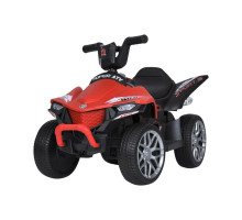 Дитячий квадроцикл Bambi Racer M 5730ELR-3 на 2 мотори, колеса EVA, шкіряне сидіння, Червоний