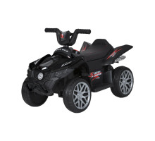 Дитячий квадроцикл Bambi Racer M 6181ELR-2 на 2 мотори, колеса EVA, шкіряне сидіння, Чорний