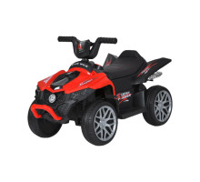 Дитячий квадроцикл Bambi Racer M 6181ELR-3 на 2 мотори, колеса EVA, шкіряне сидіння, Червоний