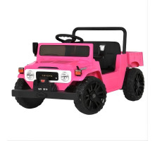 Дитячий джип Bambi Racer M 6308EBLR-8 — 2×35W, 12V7Ah, EVA, шкіра, Bluetooth, пульт, рожевий