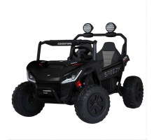 Дитячий джип Bambi Racer M 6205EBLR-2(24V) — 4×45W, 2 акумулятори, EVA колеса, шкіряне сидіння, Bluetooth, MP3, світло, чорний