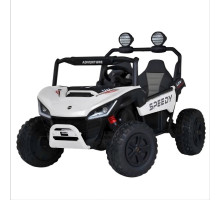 Дитячий джип Bambi Racer M 6205EBLR-1(24V) — 4×45W, 2 акумулятори, EVA колеса, шкіряне сидіння, Bluetooth, MP3, світло, білий
