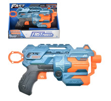 Дитячий іграшковий бластер Fast Pioneer 32 х 20 х 5 см, 12 м'яких куль в наборі (BH802)