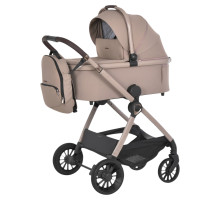 Дитяча коляска 2 в 1 El Camino ME 1183 Affogato Beige з люлькою та прогулянковим блоком, до 22 кг, бежева