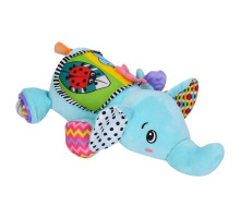 М’яка іграшка "Слон" Limo Toy HB 0118 A з дзеркалом і брязкальцем, синя