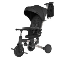 Дитячий триколісний велосипед El Camino ME 1226 Night Black з поворотним сидінням, чорний