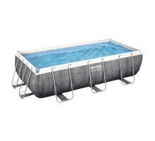 Каркасний басейн Bestway 56721 прямокутний 404×201×100 см з фільтр-насосом і сходами
