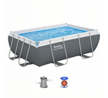 Каркасний басейн Bestway 56629 прямокутний 282×196×84 см з фільтр-насосом і ремкомплектом