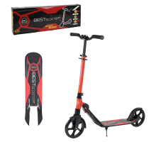 Дитячий самокат Best Scooter 32399, колеса PU 20 см, алюмінієва рама, червоний