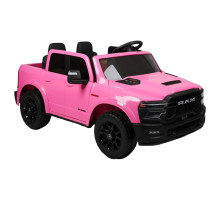 Дитячий електромобіль RM-7330-4 у стилі Dodge Ram, рожевий, 24V, 2 мотори по 45W, двомісний, Bluetooth