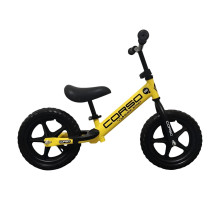 Дитячий велобіг Corso Sprint SQ-32680, жовтий, колеса 12" EVA, сталева рама