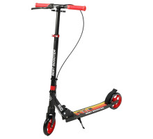 Двоколісний самокат Best Scooter Rio R-80960, червоний, колеса PU 145мм, передній амортизатор, ручне гальмо