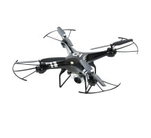 Квадрокоптер CK-23 з камерою 720p, Wi-Fi FPV, 2.4GHz, 6-осьовий гіроскоп, LED-підсвітка, 27 см, чорний