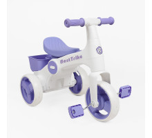 Велосипед триколісний Best Trike BR-07244, колеса PU, пластикова рама, звукові та світлові ефекти