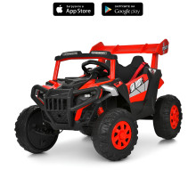 Дитячий електромобіль баггі Bambi Racer M 6347EBLR-3 з пультом керування, червоний