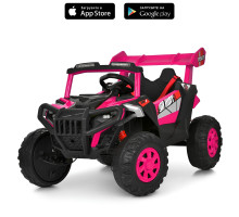 Дитячий електромобіль баггі Bambi Racer M 6347EBLR-8 з пультом керування, рожевий