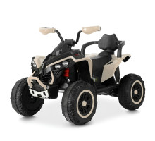 Дитячий квадроцикл Bambi Racer M 6381EBLR-13 з пультом керування, бежевий
