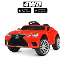 Дитячий електромобіль Bambi Racer Lexus M 4824EBLR-3 з пультом керування, червоний