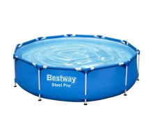 Круглий каркасний басейн Bestway 56677 Steel Pro, 305×76 см, 4678 л
