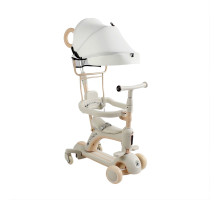 Дитячий самокат 5в1 Skyper LF-02865 — світні PU колеса 125 мм, музика, LED-підсвітка платформи, батьківська ручка
