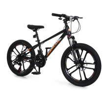 Дитячий велосипед Profi Emotion ET-2004, колеса гумові 20", алюмінієва рама, чорний