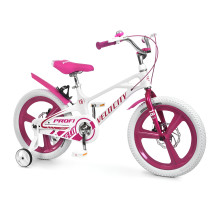 Дитячий велосипед Profi Velocity MB18VCG, колеса гумові 18", магнієва рама, білий