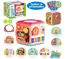 Дитячий ігровий центр Бізікуб Limo Toy 19 см, звукові та світлові ефекти, рухливі деталі (FT 0029 AB)