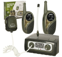 Дитячий ігровий набір рації зі станцією Walkie Talkies зелений (ZR302A-B)