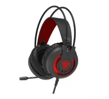 Навушники ігрові Fantech HG20 Chief II, RGB, драйвери 50мм, мікрофон на гнучкій ніжці, USB + 2×3.5мм AUX, кабель 2м, 260г, Black