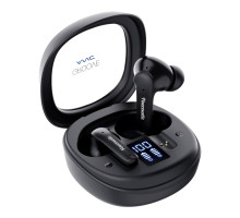 Бездротові навушники TWS Fantech FT20 Groove ANC Black, Bluetooth 5.3, активне шумозаглушення, LED-дисплей