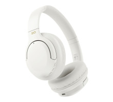 Гарнітура бездротова Fantech Go Vibe WH05A ANC, Bluetooth 5.3, шумоподавлення -23дБ, драйвери 40мм, 35год, USB-C, White