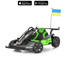 Електрокарт дитячий Bambi Kart M 6311EBLR-11(24V) (колеса: передні Ø8,2"/задні Ø9,84"/резина, акк. 24V/14Ah, мотор: 2*24V/150W