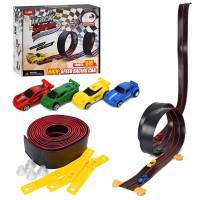 Дитячий трек Track Sprint 600 см з присосками, інерційні машинки 4 шт. (GD899-11)