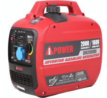 Бензогенератор інверторний A-iPower SM2000Di, 1.6/2.0 кВт, однофазний, чиста синусоїда, ручний старт, бак 4 л, до 6 год, 21 кг