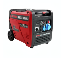 Бензогенератор інверторний AiPower SM6500Di, 5.5/6.5 кВт, однофазний, чиста синусоїда, електростартер + пульт ДУ