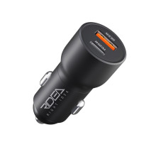 Автомобільний зарядний пристрій Ridea RCC-47110 QPow Pro, 1×USB-A + 1×USB-C, PD/QC/PPS, 47.5 Вт, 12-24 В