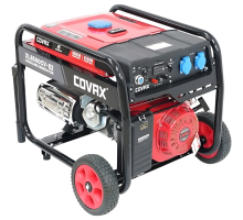 Бензогенератор COVAX XL8500CV-E2, 6.0/6.5 кВт, однофазний, синхронний, мідна обмотка, бак 40 л, електростартер + ручний