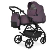Універсальна дитяча коляска 2в1 El Camino CHLOE ME 1191-1 Plum Wine, фіолетова, люлька та прогулянковий блок, дощовик